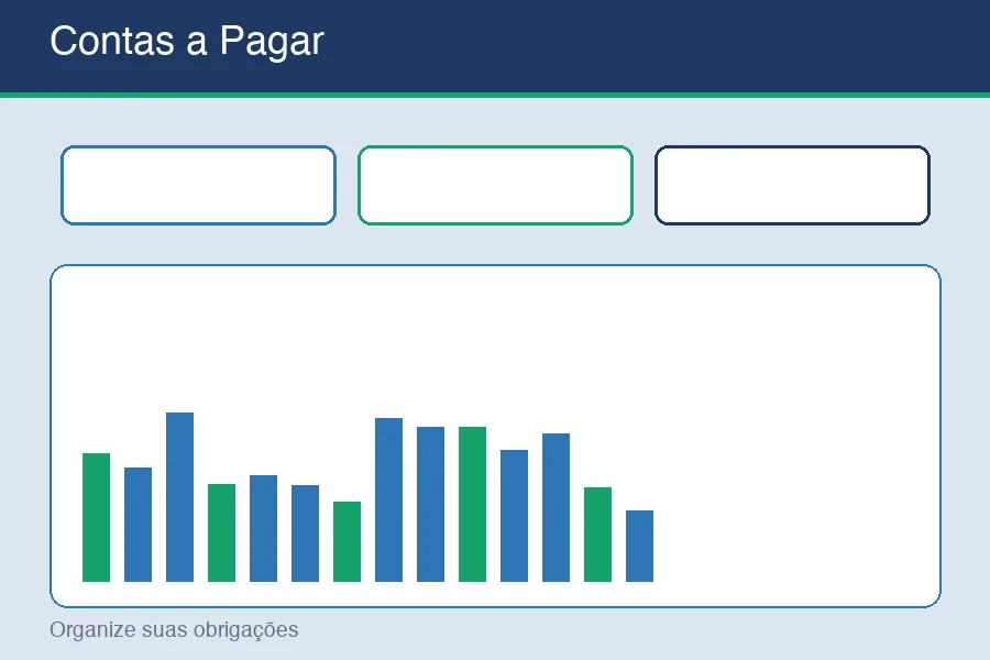 Planilha de contas a pagar do Gestão Pequenos Negócios